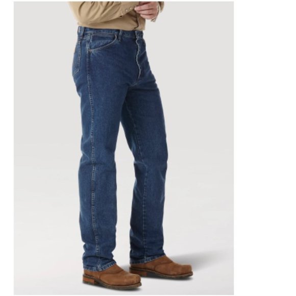 WRANGLER® FR FLAME RESISTANT ORIGINAL FIT JEAN - STONEWASH IN STONEWASH - 42x34 - Picture 2 of 4